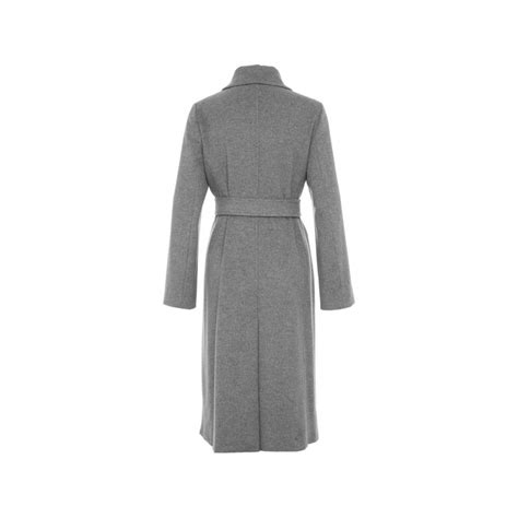 Cappotto in lana vergine in Grigio 